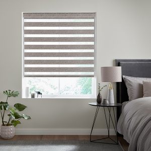 Ero Anthracite Zebra Blinds