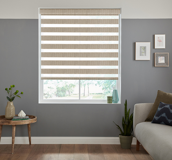 Lahti Oak Zebra Blinds