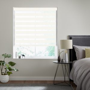 Linko Winter White Zebra Blinds