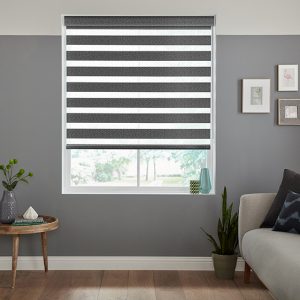 Linko Charcoal Zebra Blinds