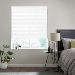 Rova Ice White Zebra Blinds