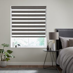 Kotka Anthracite Zebra Blinds