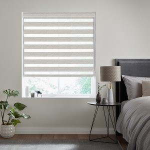 Amara Charcoal Silver Zebra Blinds