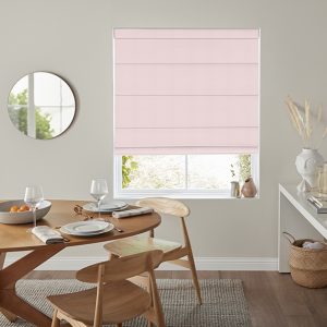 Aurora Rose Roman Blind