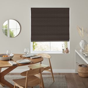 Inari Chocolate Roman Blind