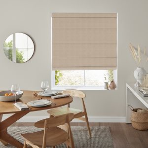 Inari Taupe Roman Blind