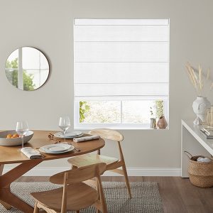 Jante White Roman Blind