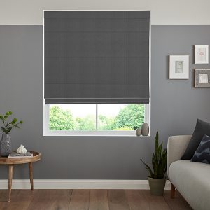 Feri Charcoal Roman Blind