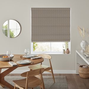 Hearth Putty Roman Blind