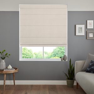 Feri Ivory Roman Blind