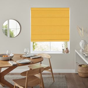 Aurora Buttercup Roman Blind