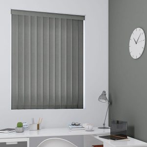 Kiruna Charcoal Vertical Blind