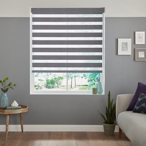 Olirom Charcoal Zebra Blinds