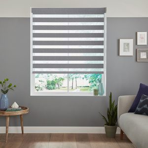 Eclid Charcoal Zebra Blinds