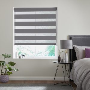 Gassti Charcoal Zebra Blinds