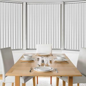 Nimzo White Vertical Blind