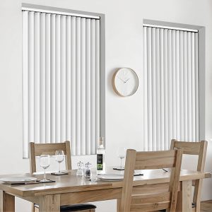 Benko White Vertical Blind