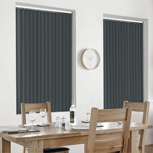 Lykke Dark Grey Vertical Blind