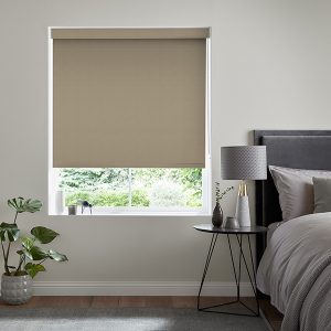 Rida Fawn Blackout Roller Blinds