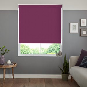 Rida Magenta Blackout Roller Blinds